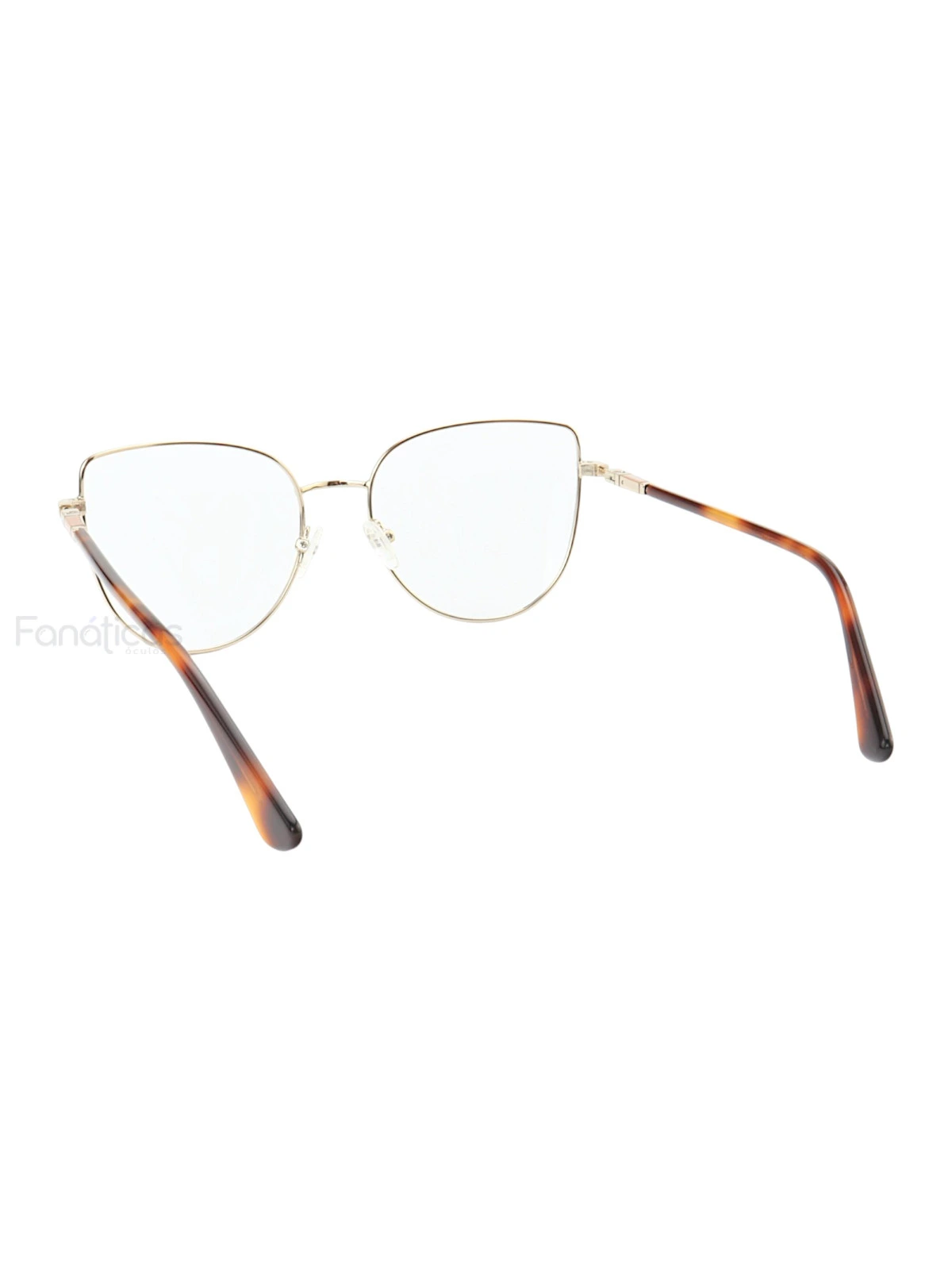 Armação de Óculos Gatinho MT8027 Dourado e Tartaruga