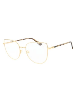 Armação de Óculos Gatinho MT8027 Dourado e Tartaruga Claro