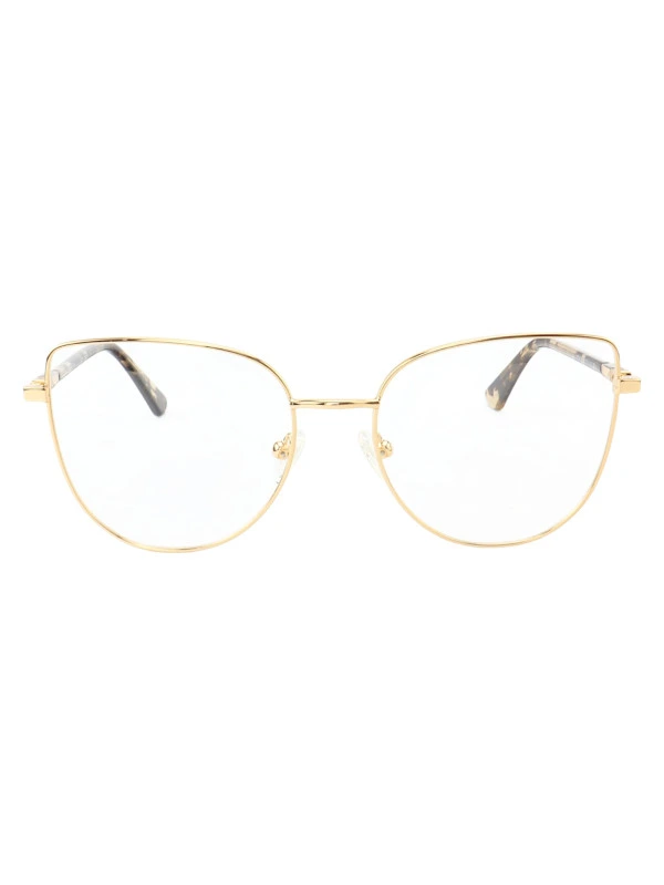 Armação de Óculos Gatinho MT8027 Dourado e Tartaruga Claro