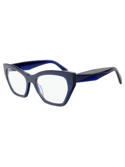 Armação de Óculos Gatinho PY566 Azul