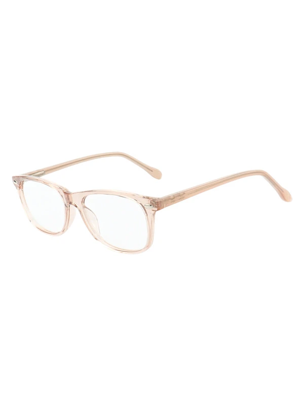 Armação de Óculos Infantil Quadrada MR9083 Creme Transparente
