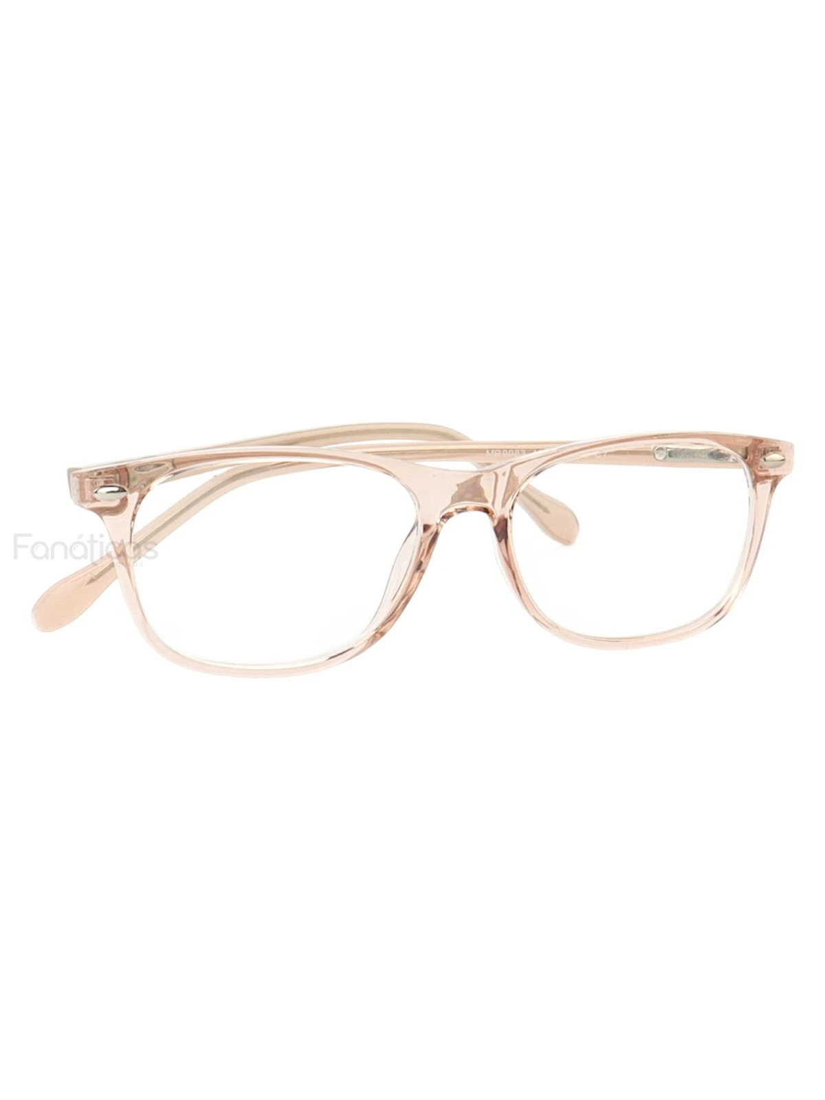 Armação de Óculos Infantil Quadrada MR9083 Creme Transparente