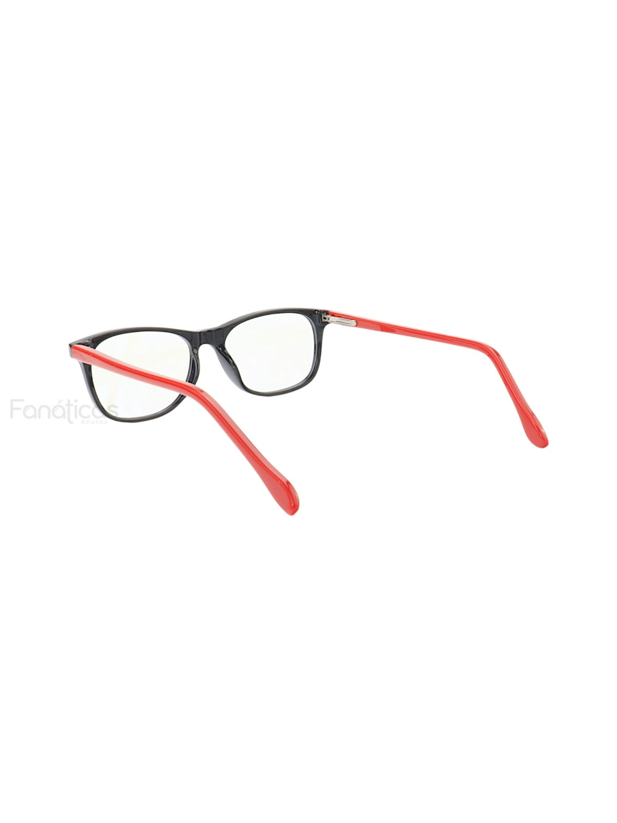 Armação de Óculos Infantil Quadrada MR9083 Preto e Vermelho
