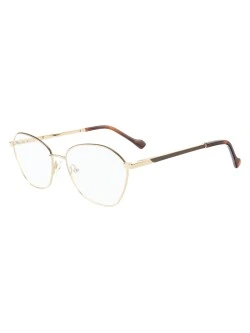 Armação de Óculos Oval MT8021 Dourado Marrom Tartaruga