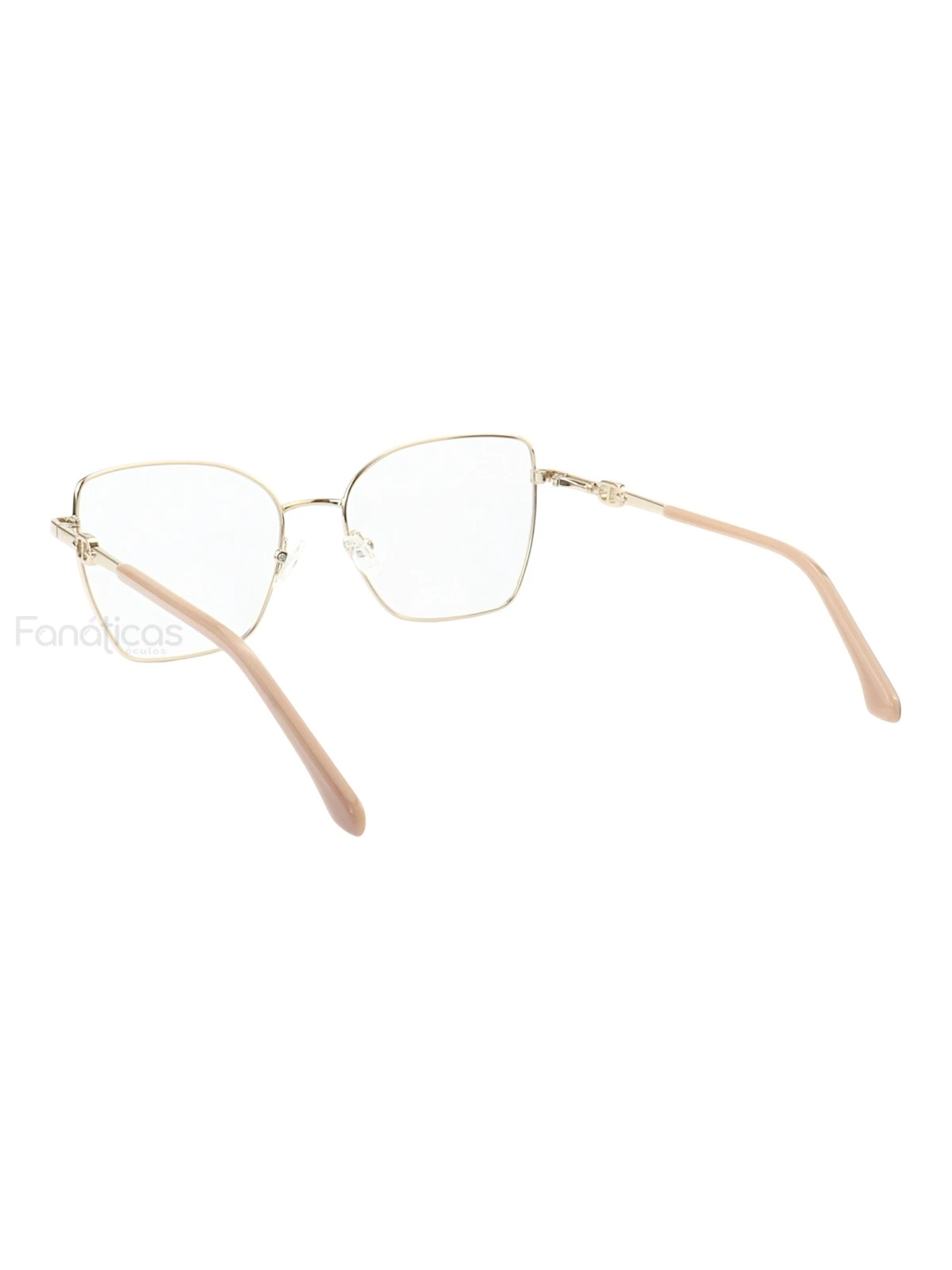 Armação de Óculos Quadrada MT8054 Rose e Nude