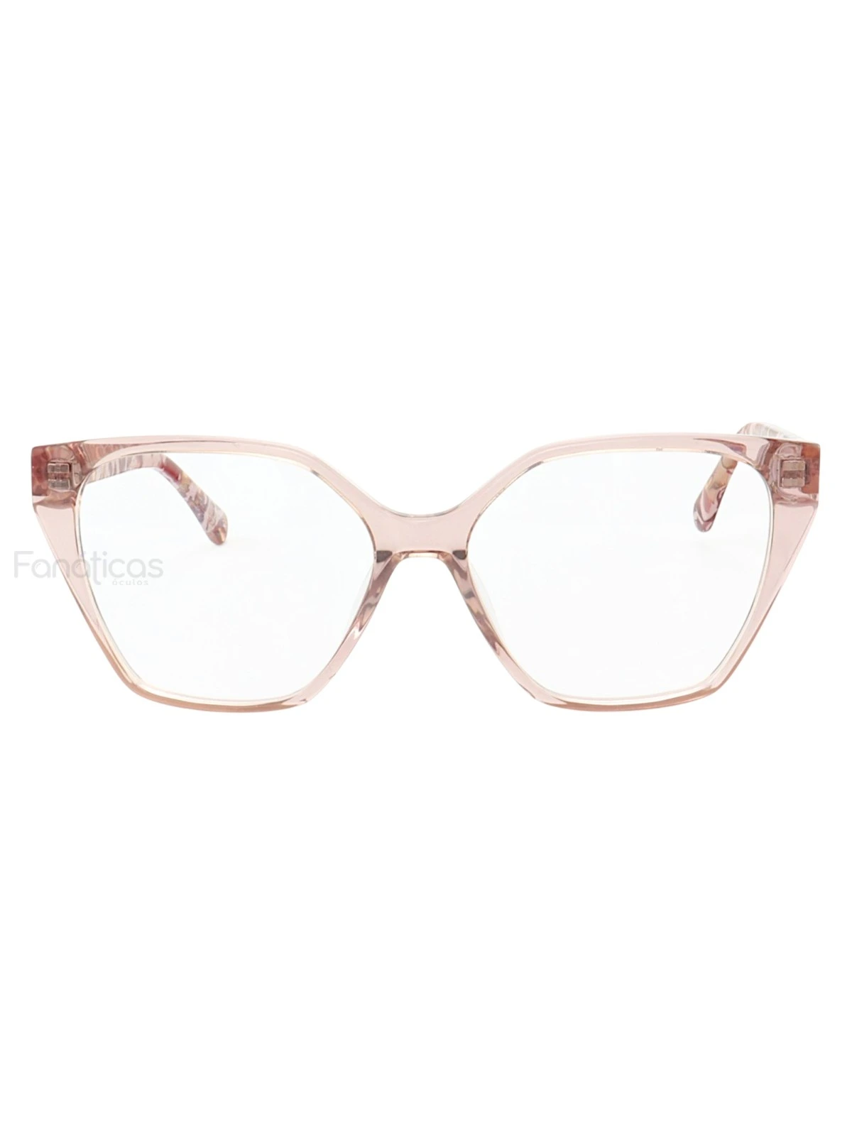 Armação de Óculos Quadrado MC3894 Rosa e Floral