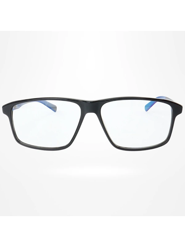Armação de Óculos Quadrado MC3900 Preto e Azul