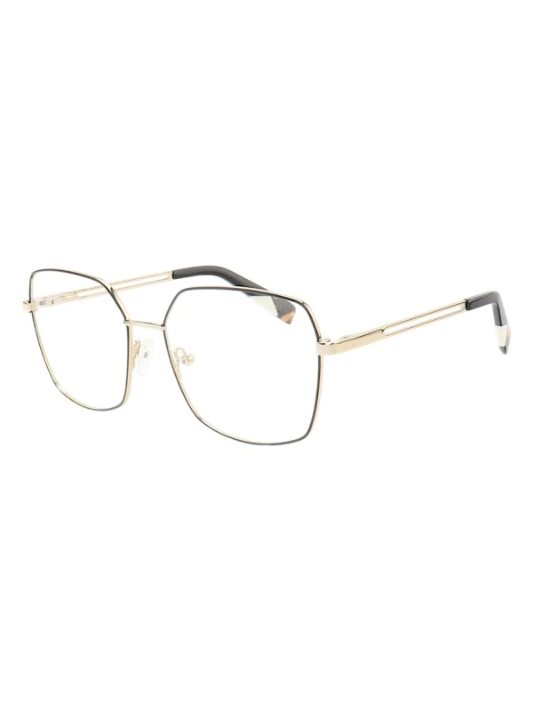 Armação de Óculos Quadrado MT6947 Dourado e Preto