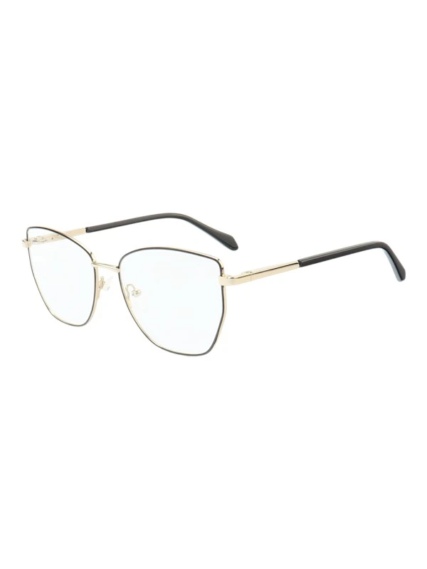 Armação de Óculos Quadrado MT8023 Preto e Dourado