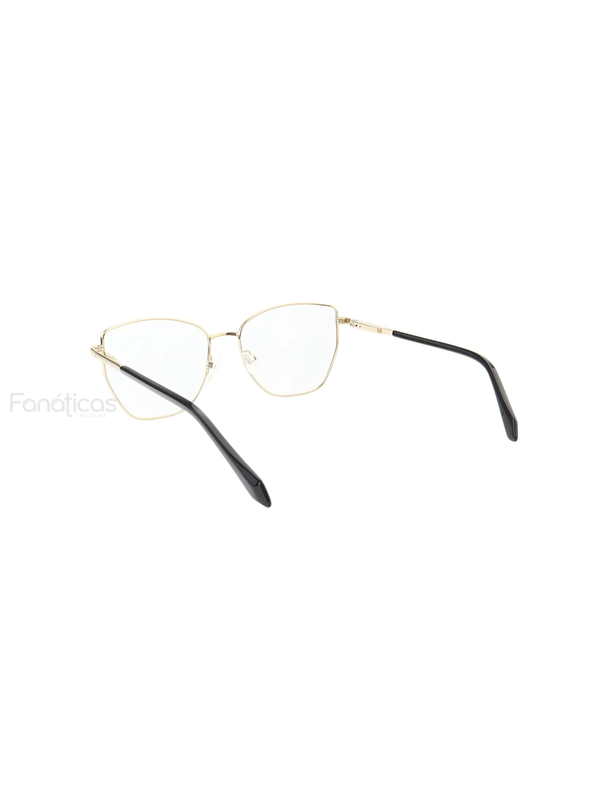 Armação de Óculos Quadrado MT8023 Preto e Dourado
