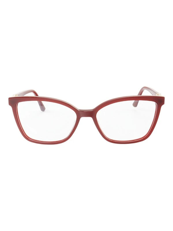 Armação de Óculos Quadrado PY545 Vermelho