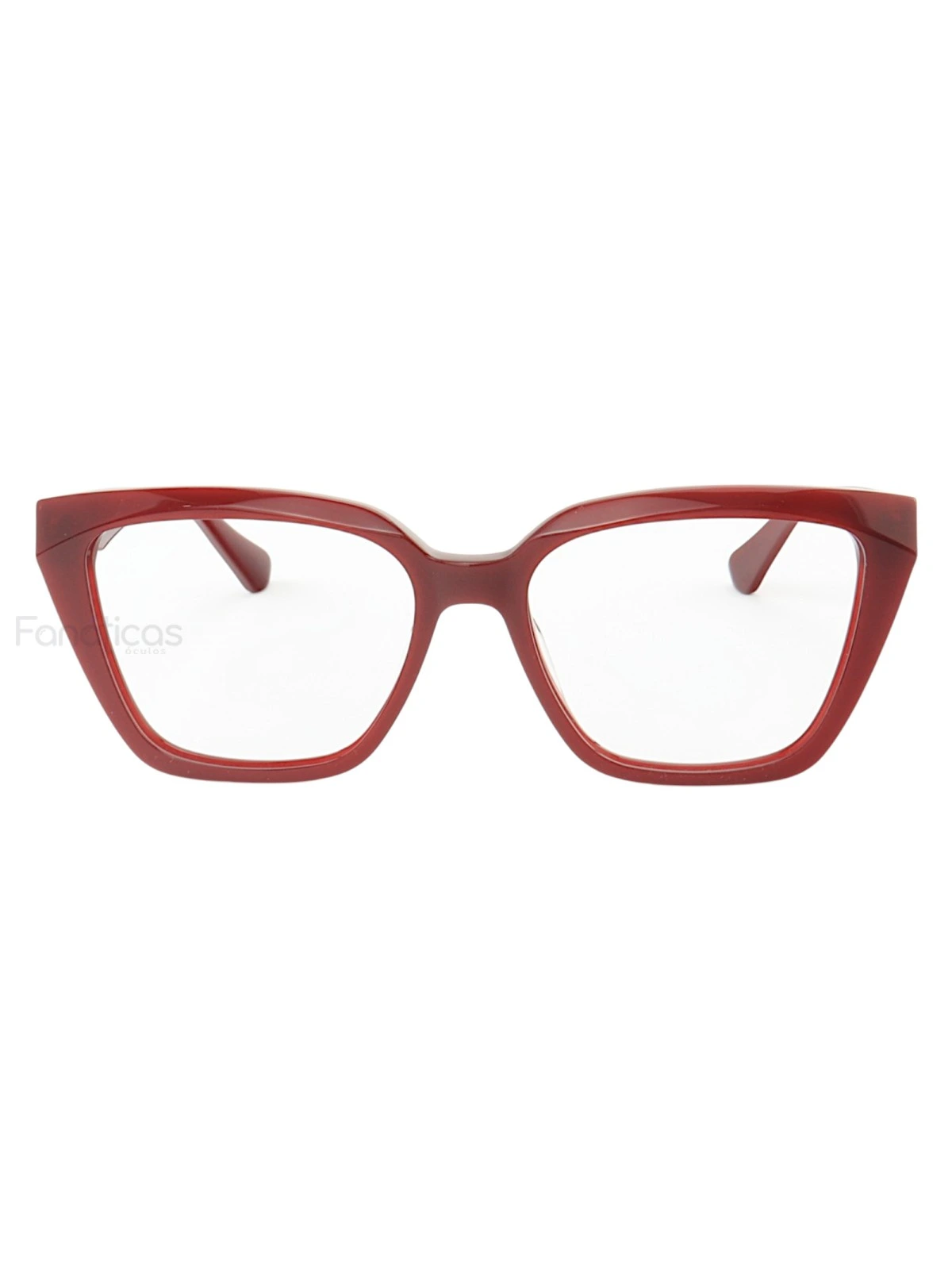 Armação de Óculos Quadrado PY569 Vermelho