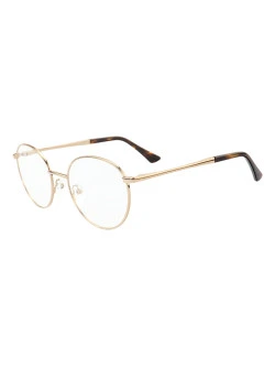 Armação de Óculos Redondo MT6630 Dourado