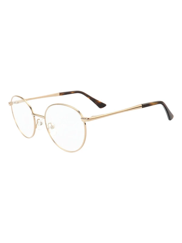 Armação de Óculos Redondo MT6630 Dourado