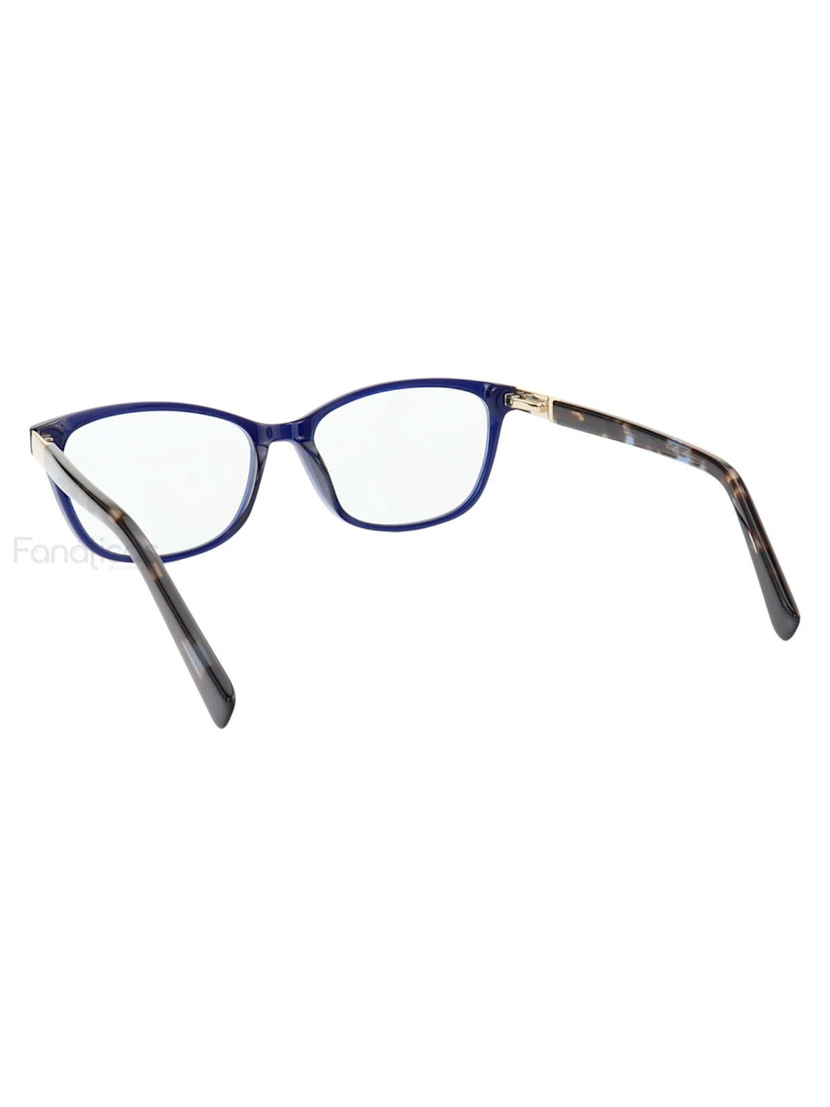 Armação de Óculos Retangular MC3810 Azul Tartaruga