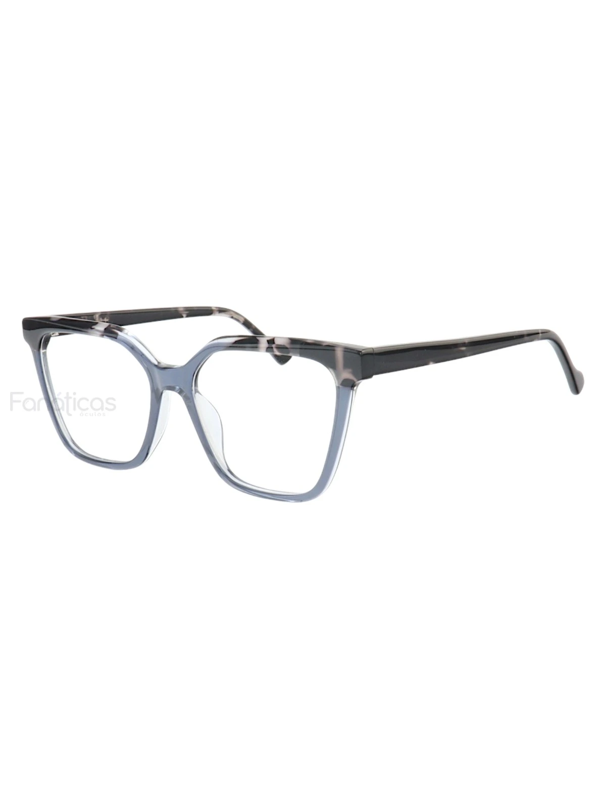 Armação de Óculos Retangular MC3990 Azul