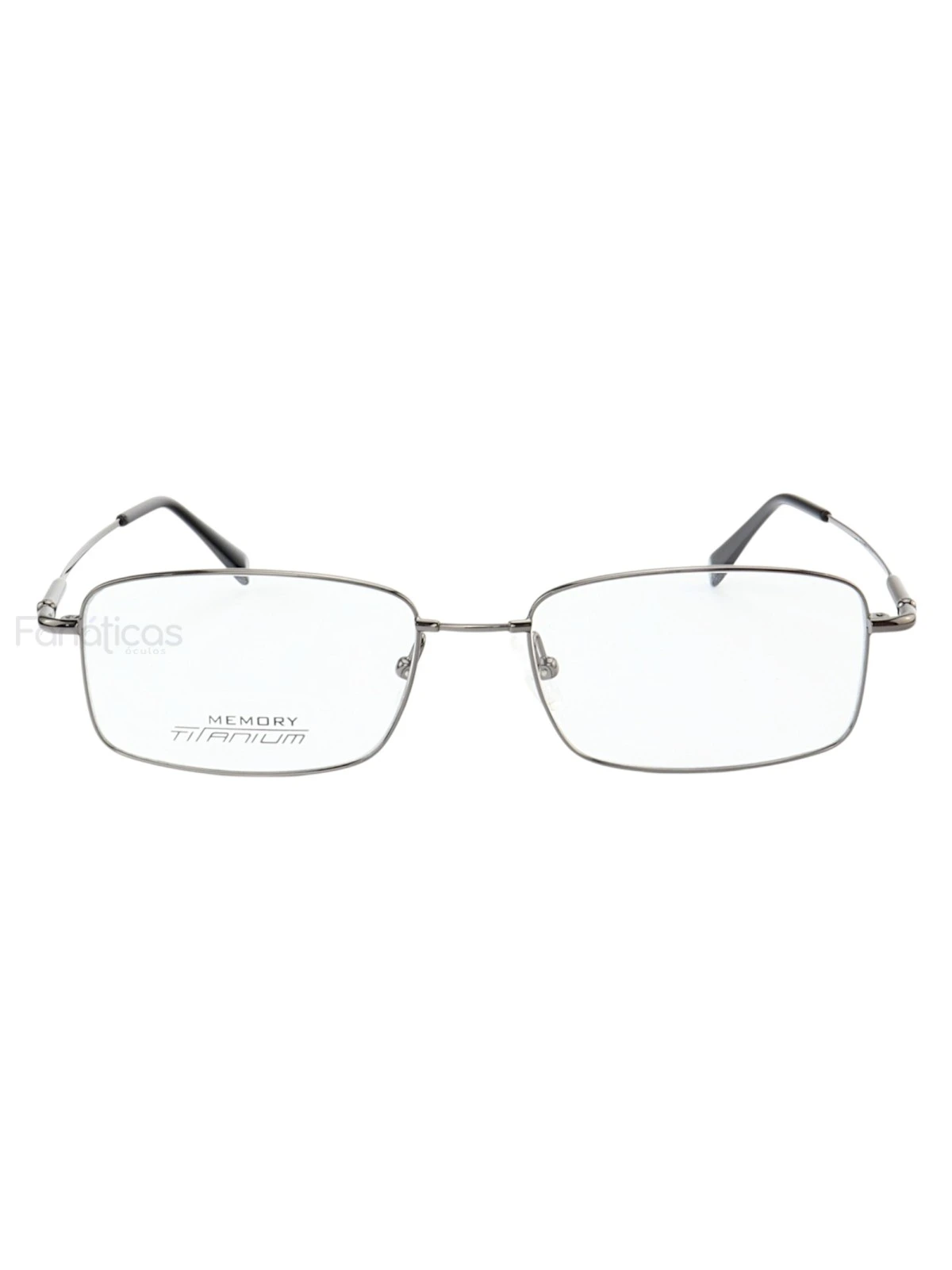 Armação de Óculos Retangular MT6587 Memory Titanium Grafite