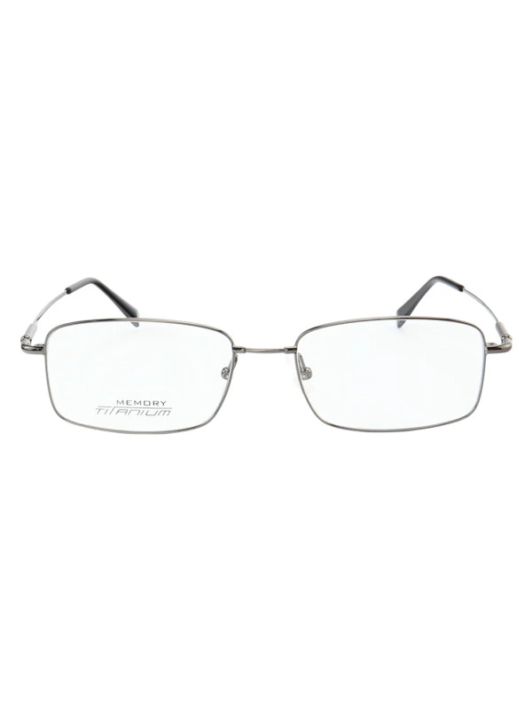 Armação de Óculos Retangular MT6587 Memory Titanium Grafite
