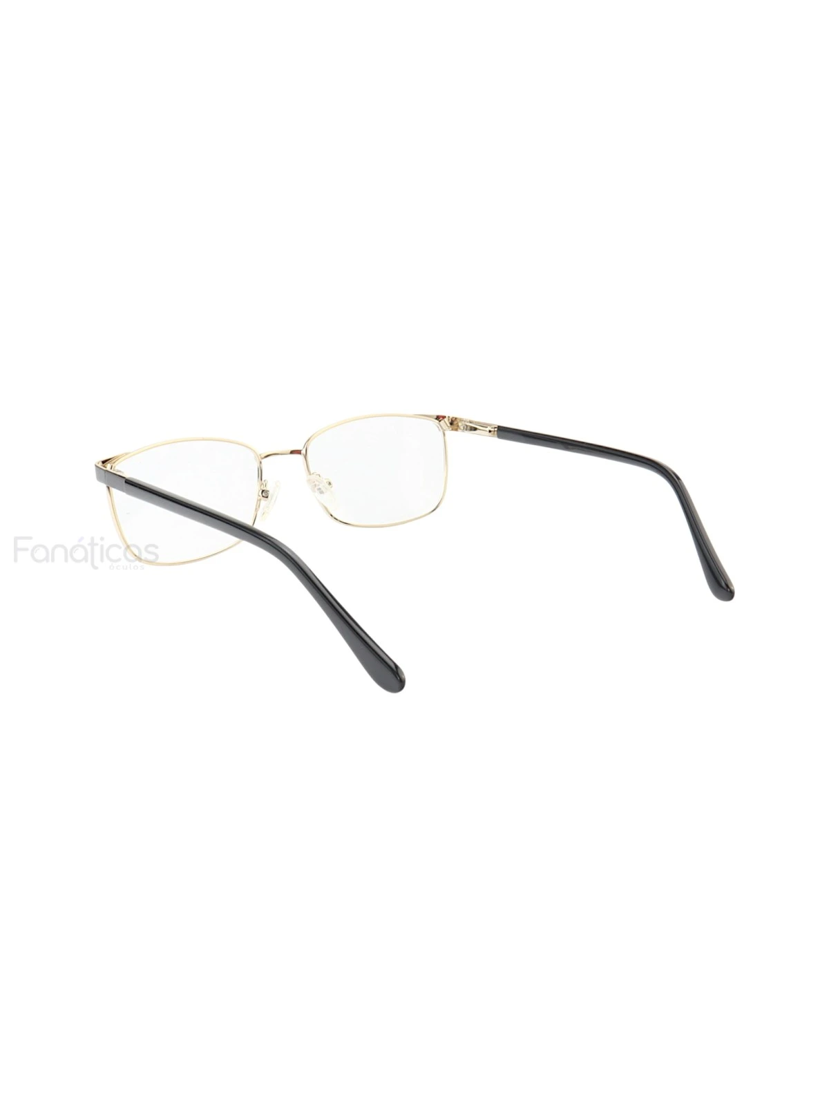 Armação de Óculos Retangular MT6913 Dourado e Preto