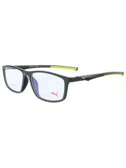 Armação de Óculos Retangular PM5381T Preto e Verde