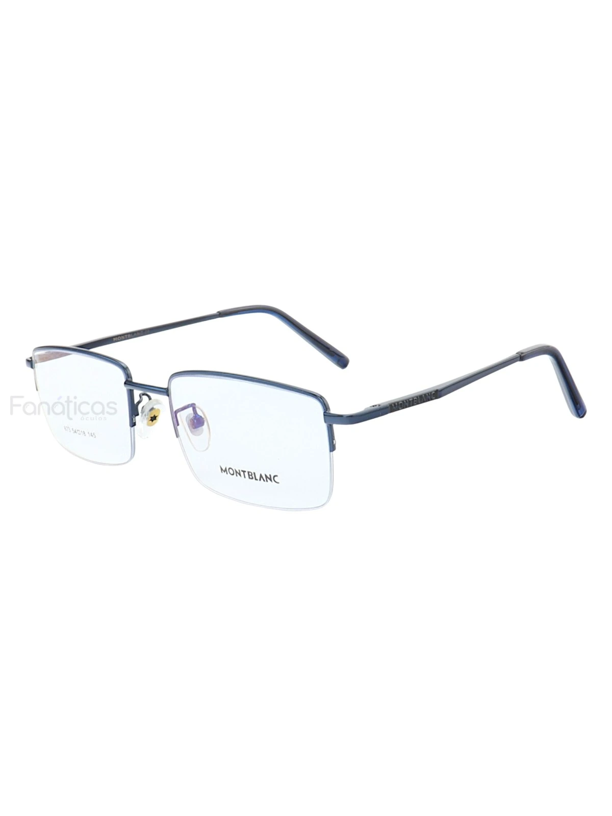 Armação de Óculos Retangular XZ673 Azul
