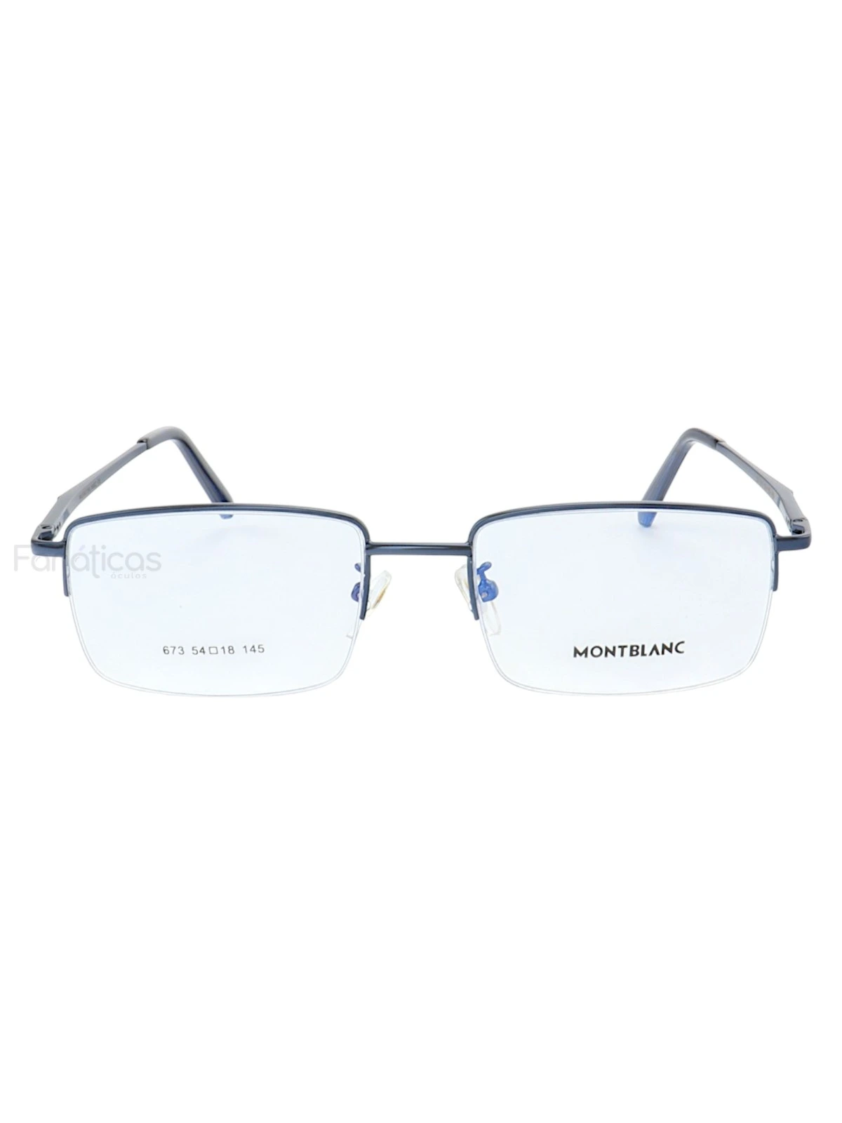 Armação de Óculos Retangular XZ673 Azul