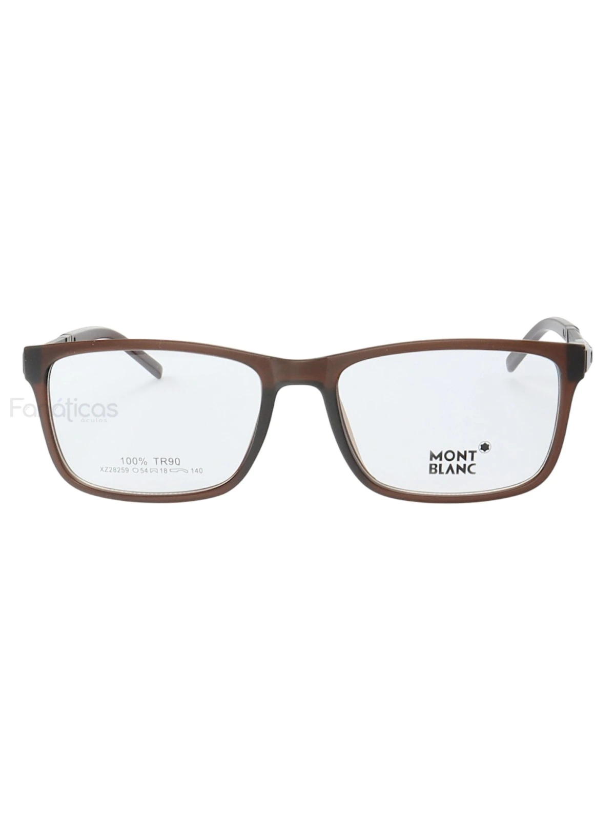 Armação de Óculos Quadrada XZ28259 Marrom