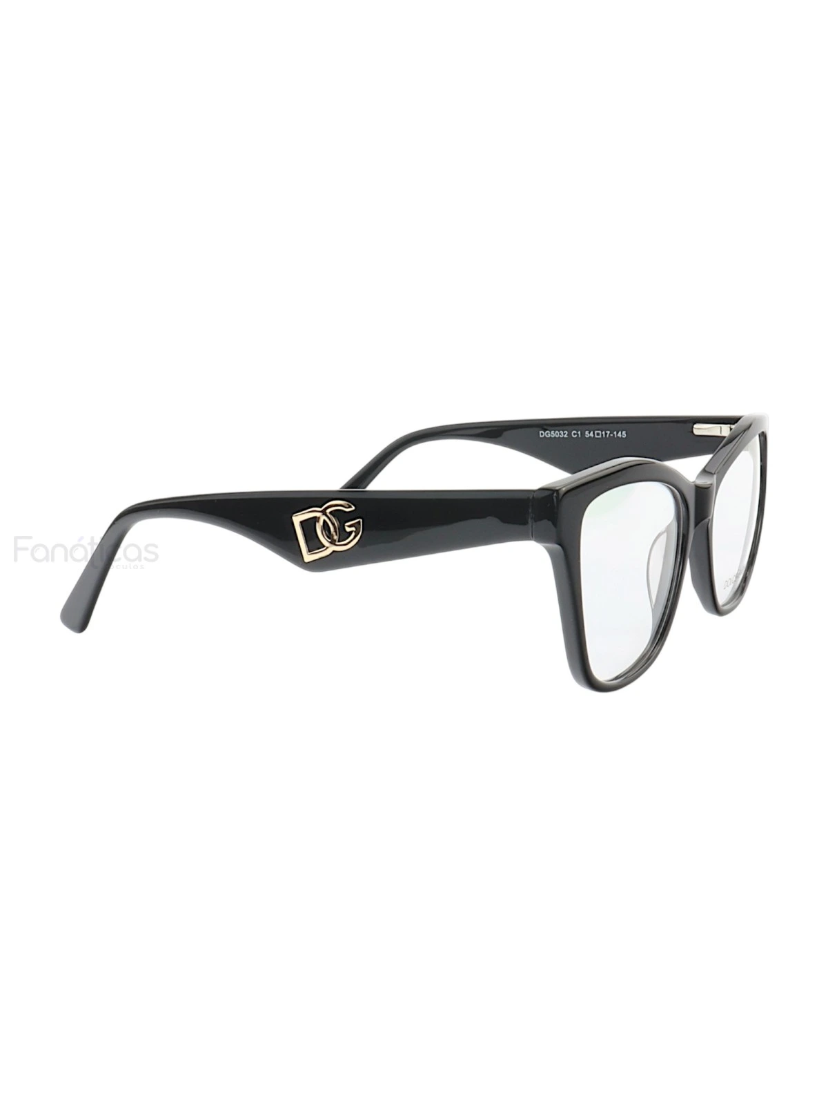 Armação de Óculos Quadrada DG5032 Preto