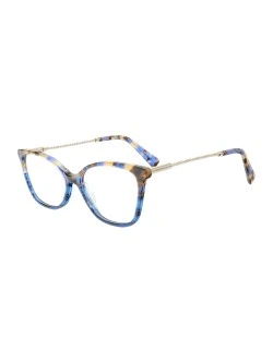 Armação de Óculos Quadrada TF3050 Azul Tartaruga