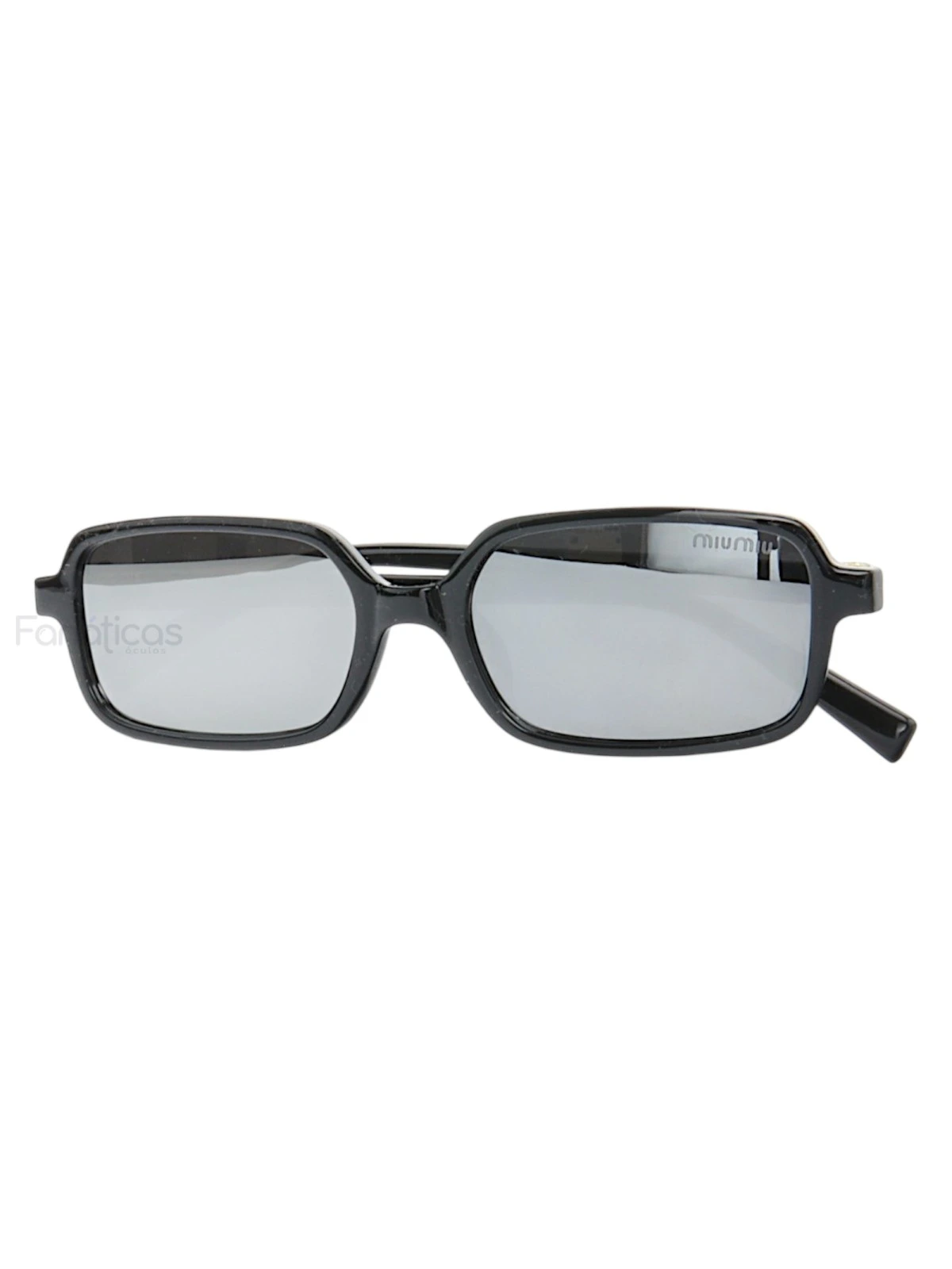 Óculos de Sol Retangular MM 8904 Preto Espelhado