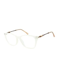 Armacao de Óculos Quadrada TF2160 Branca Leitosa