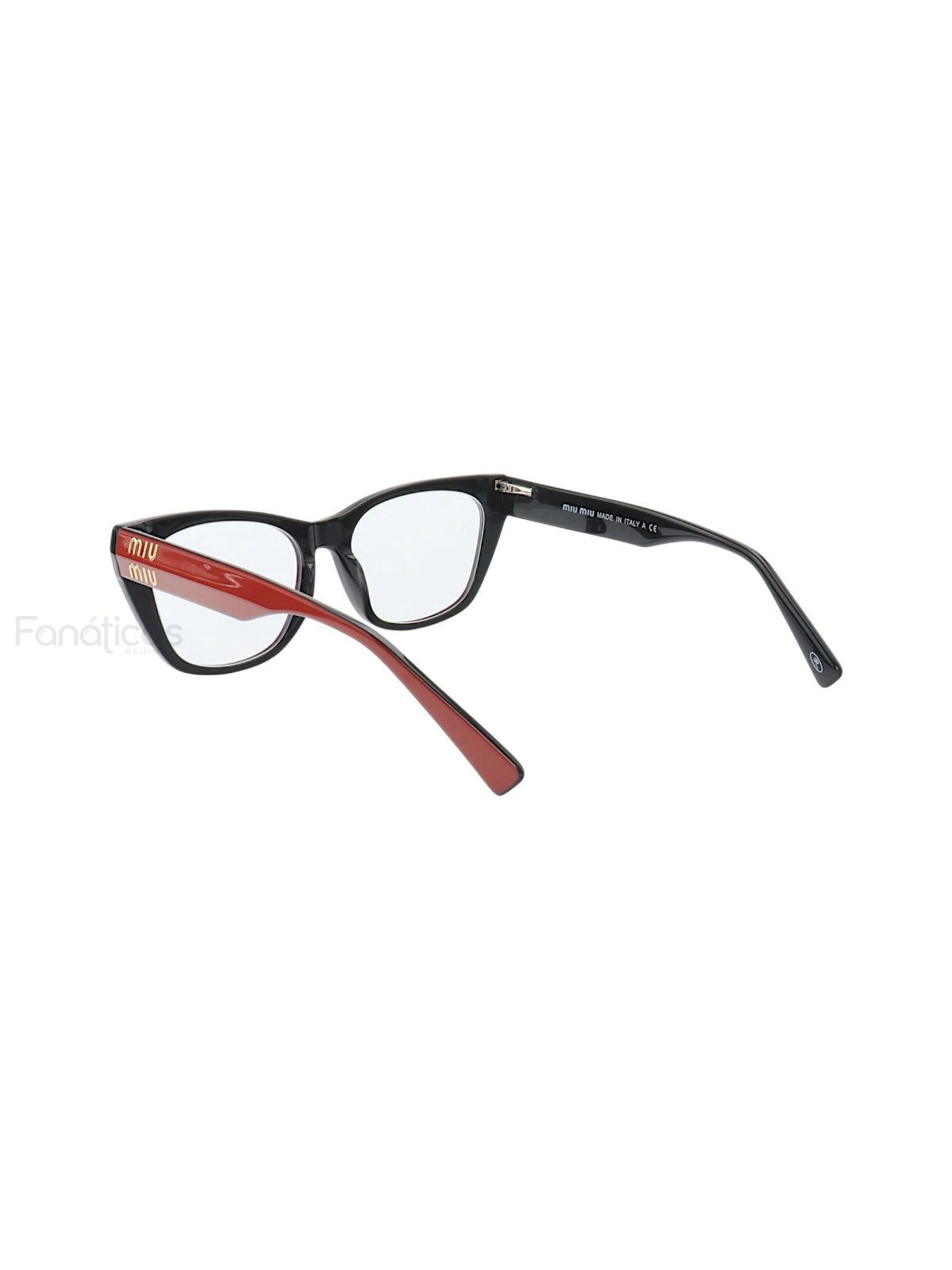 Armação de Óculos Gatinho MM04 Vermelho e Preto