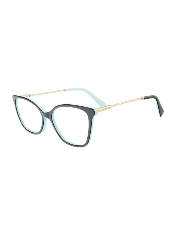 Armação de Óculos Quadrada TF3050 Preto e Azul