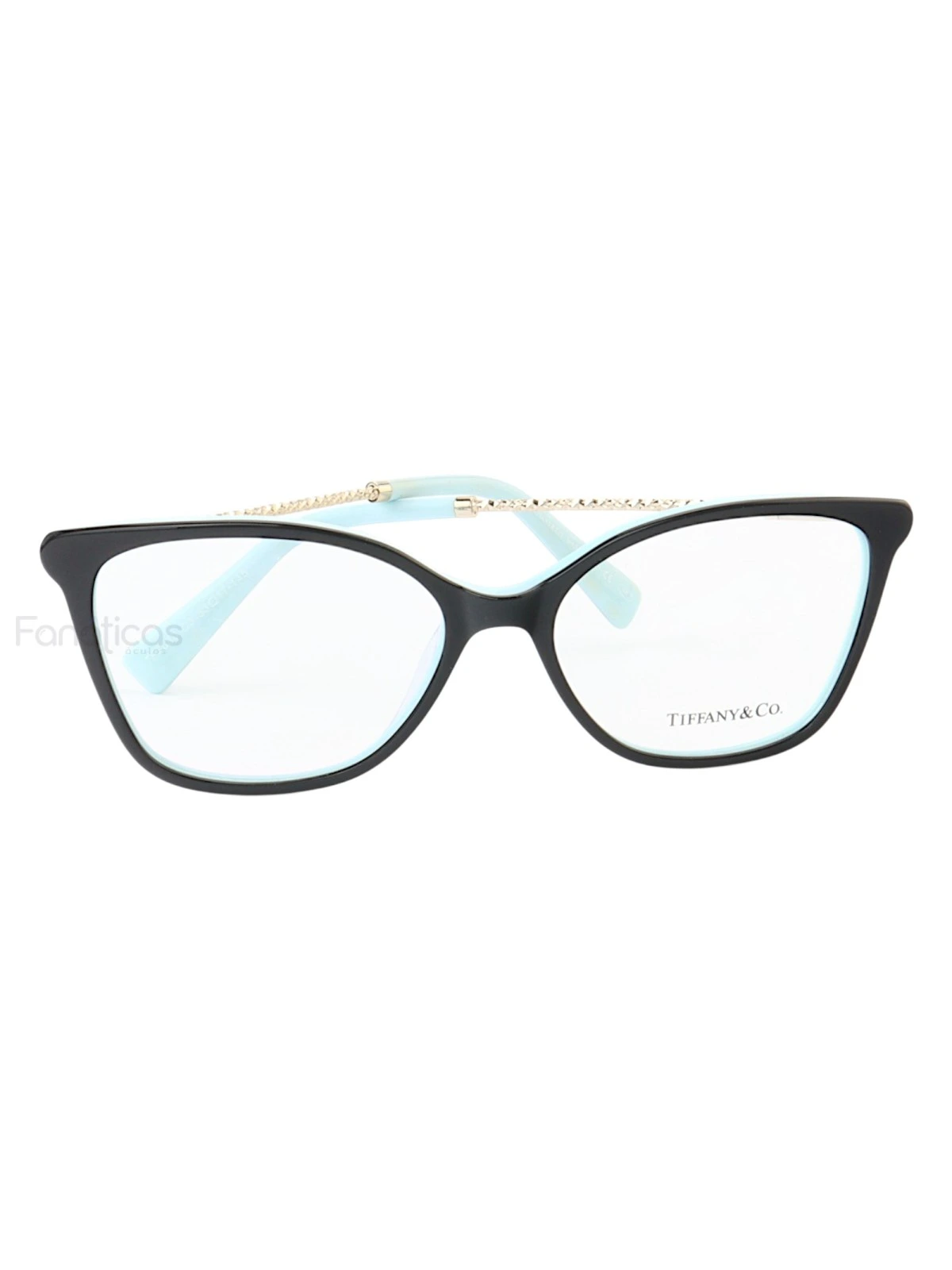 Armação de Óculos Quadrada TF3050 Preto e Azul