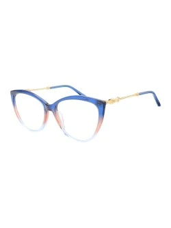 Armação de Óculos Gatinho Infinito TF2161 Azul Rosa Degrade