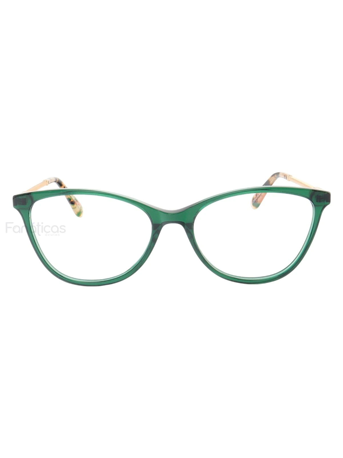 Armação de Óculos Oval TF2668 Verde