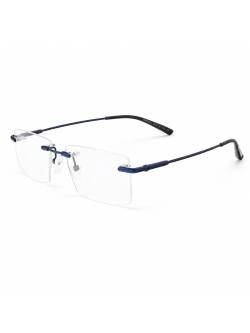 Armação de Óculos Balgriff Memory Titânio Flexivel Azul