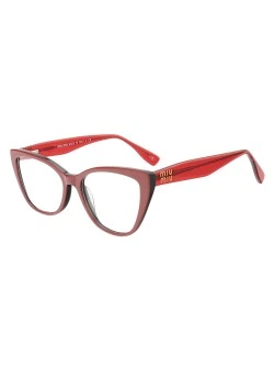 Armação de Óculos Gatinho VMV02UV Vermelho e Preto