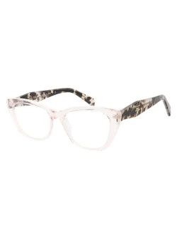 Armação de Óculos Gatinho PD102 Tartaruga Creme Transparente