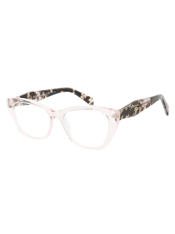 Armação de Óculos Gatinho PD102 Tartaruga Creme Transparente