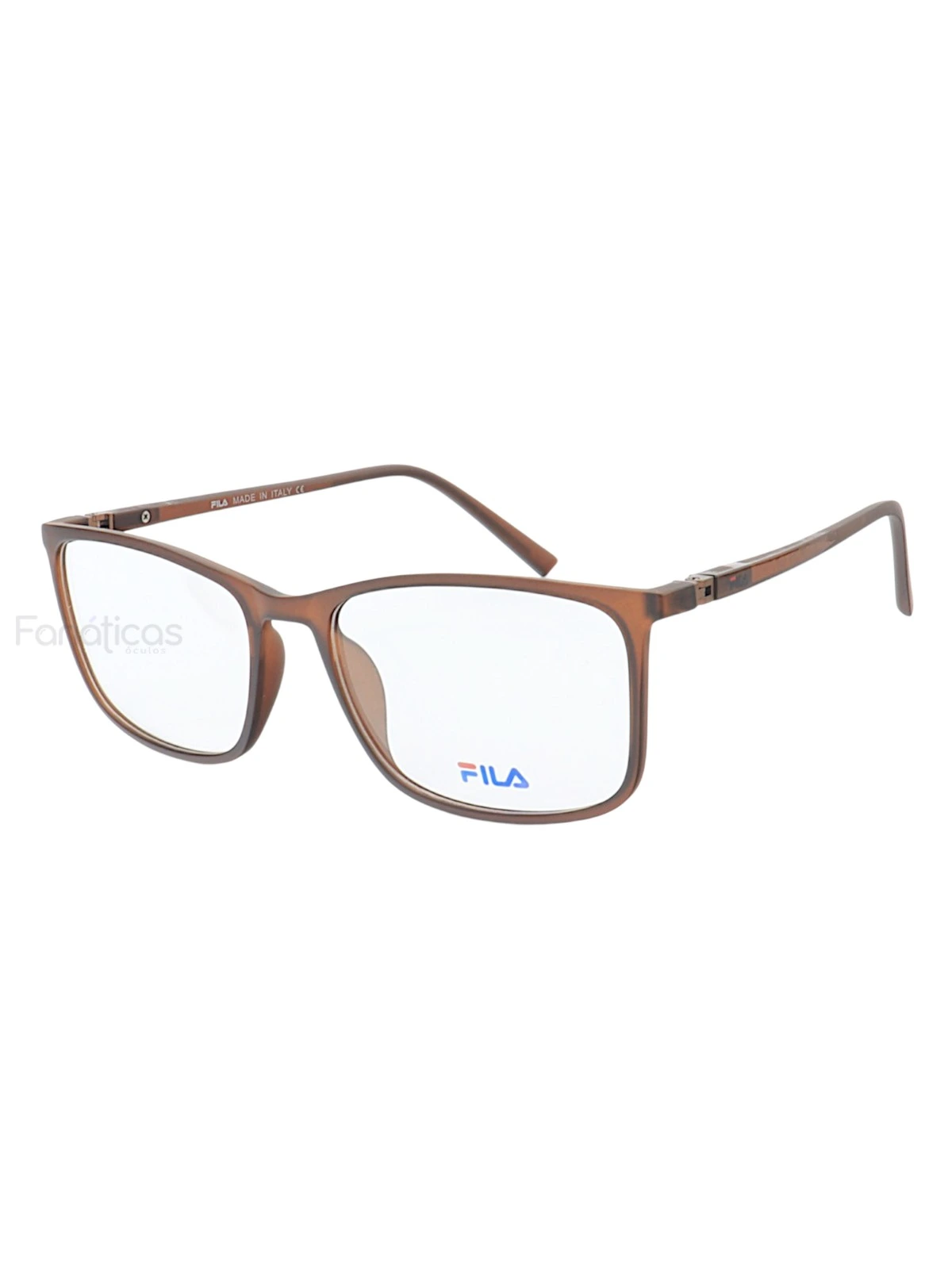 Armação de Óculos Quadrado Masculina FL9001 Marrom
