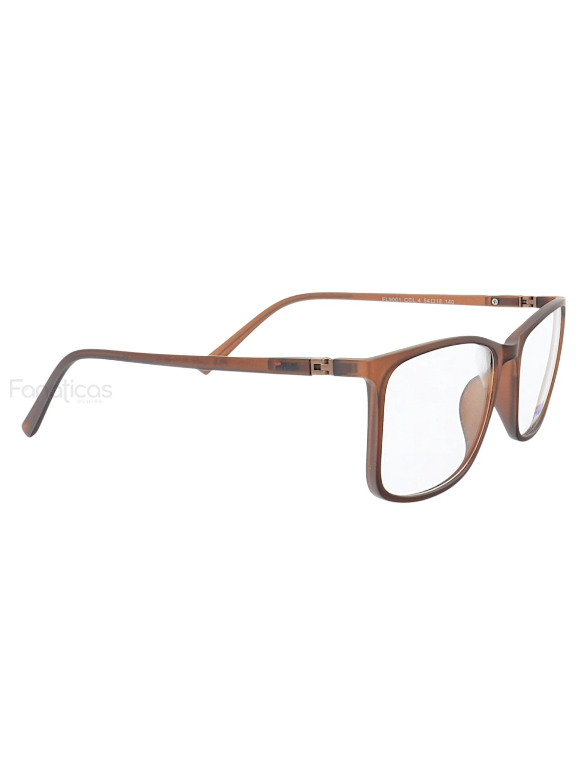 Armação de Óculos Quadrado Masculina FL9001 Marrom