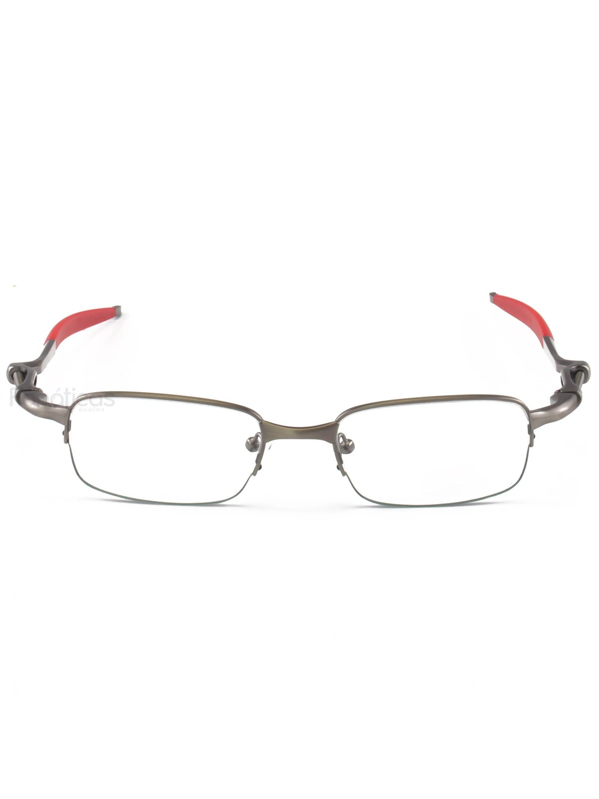 Armacao de Óculos Coilover Molinha OX5043 Grafite e Vermelho