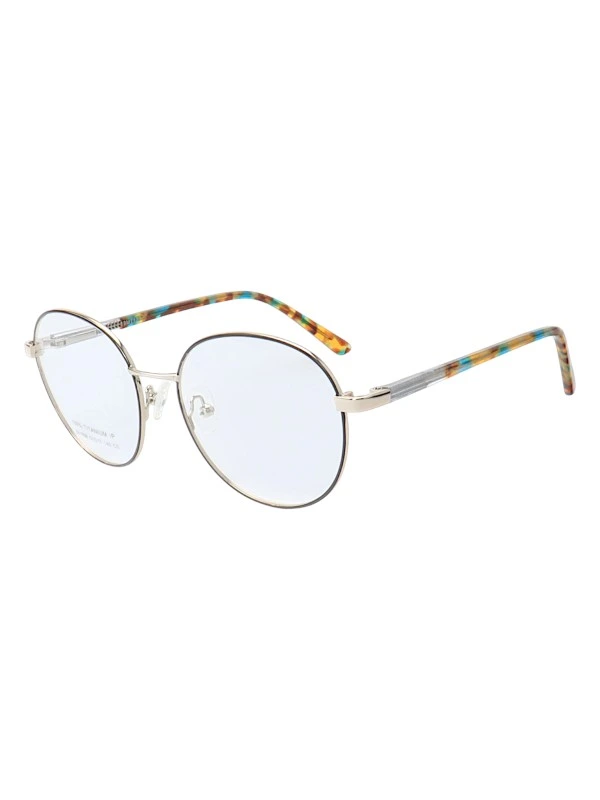 Armação de Óculos Redondo SL1608 Azul Tartaruga