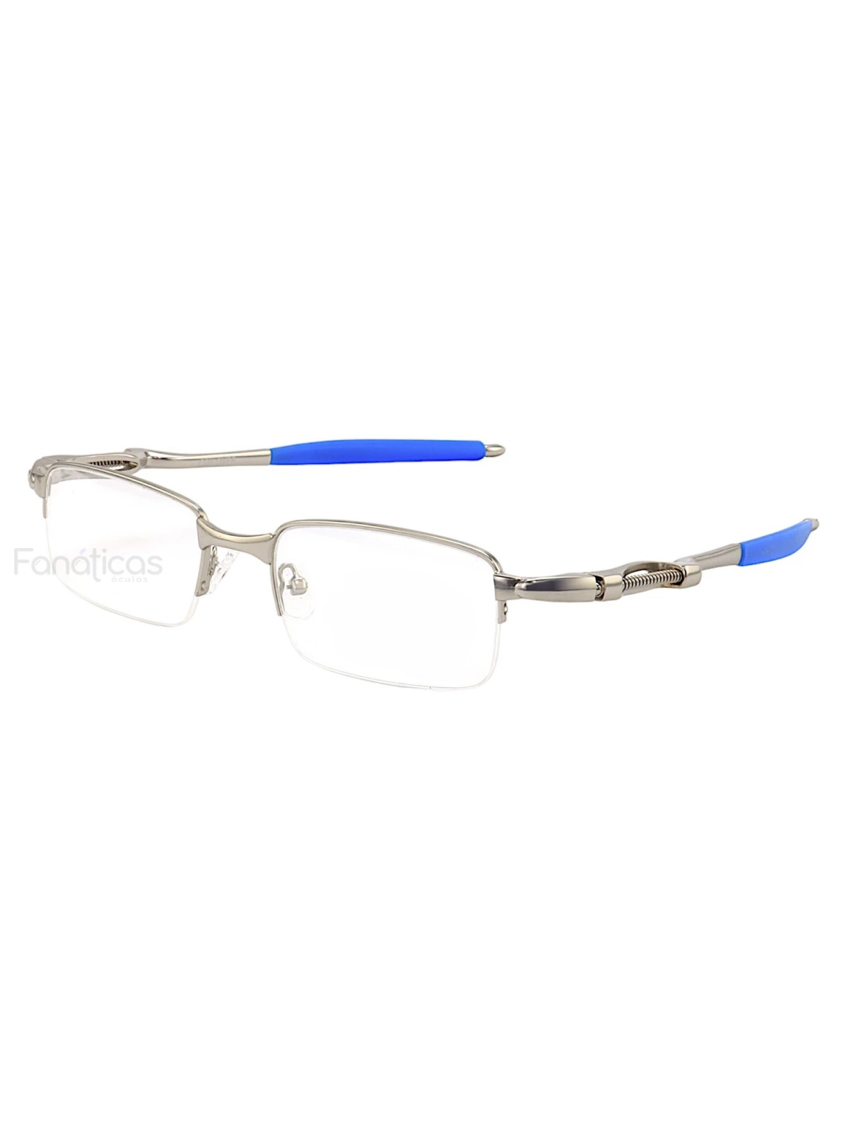 Armacao de Óculos Coilover Molinha OX5043 Prata e Azul
