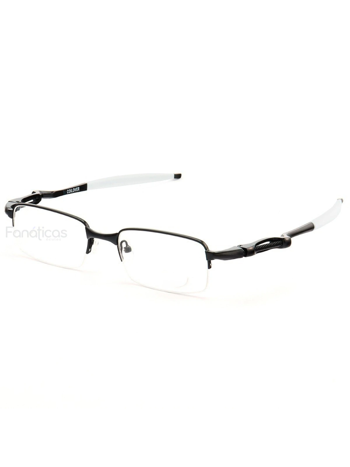 Armacao de Óculos Coilover Molinha OX5043 Preto e Branco