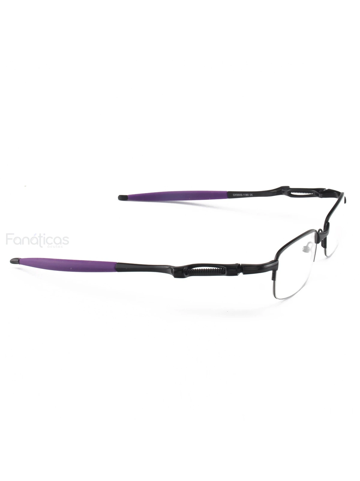Armacao de Óculos Coilover Molinha OX5043 Preto e Roxo