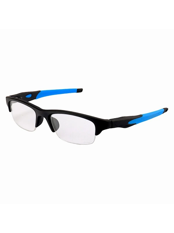 Armacao de Óculos Crosslink OX8038 Meio Aro Preta e Azul