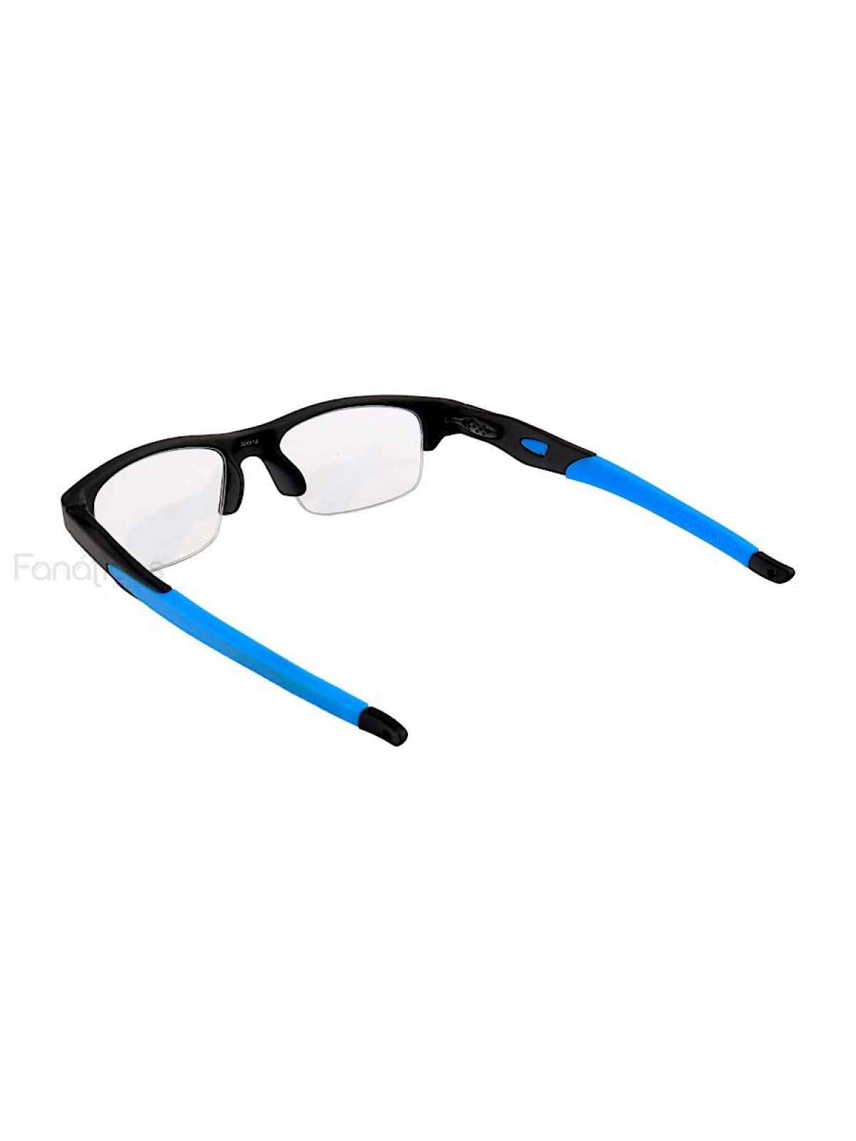 Armacao de Óculos Crosslink OX8038 Meio Aro Preta e Azul