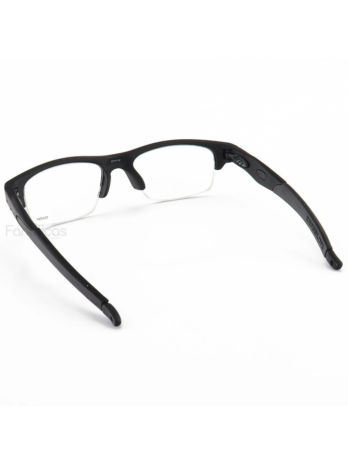 Armacao de Óculos Crosslink OX8038 Meio Aro Toda Preta